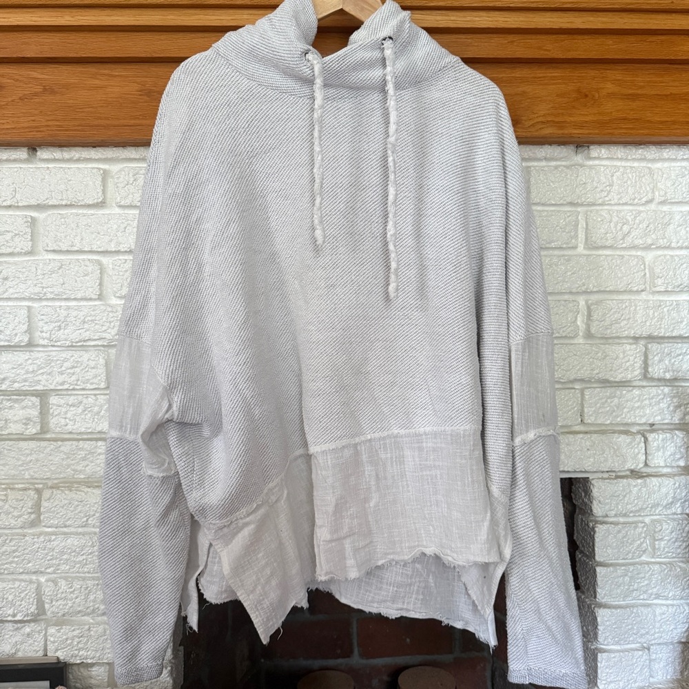 Free People Zoe Pullover Top Cowl Neck Sweater
